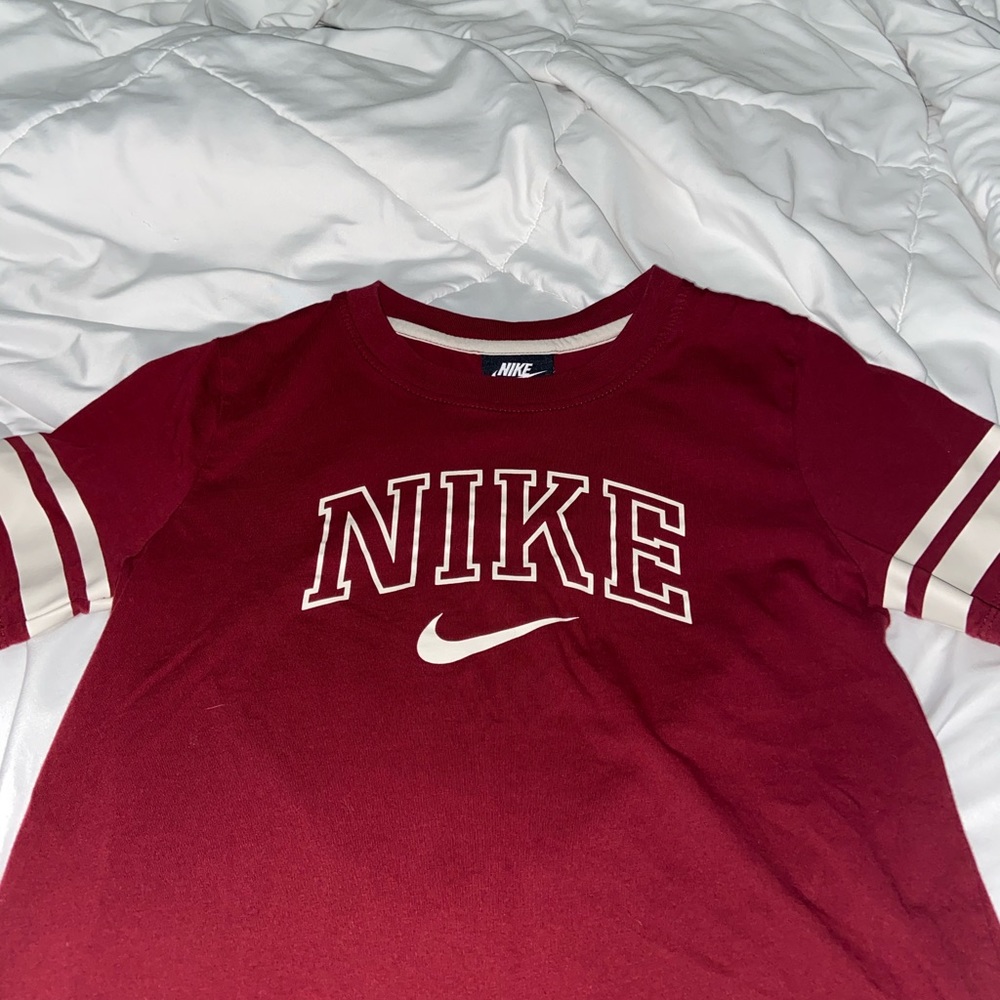 red nike t-shirt